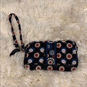 Vera Bradley owl pattern wristlet